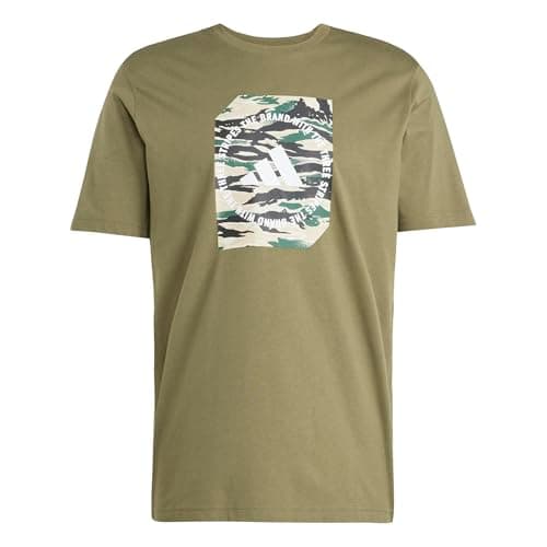 Image of adidas Men's CAMO Shape Graphic T-Shirt, Olive strata, L