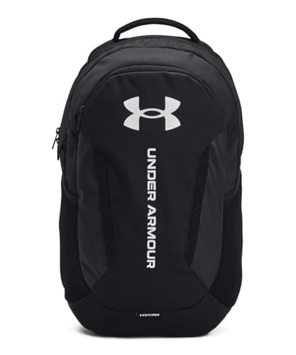 Image of Under Armour Unisex Hustle 6.0 Backpack Black/white One Size