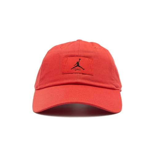 Image of Nike Baseball Hat Air Jordan Jumpman Club Cap Lobster Red M-L Unisex