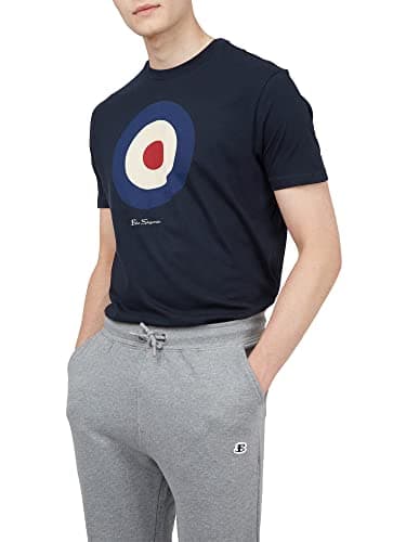 Image of Ben Sherman Mens Dark Navy Short Sleeve T-Shirt