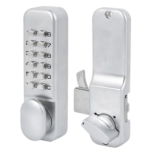 Image of 11 Digits Mechanical Combination Lock, Sliding Door Keyless Access for Kitchen Office Balcony Commercial Buildings Private Home