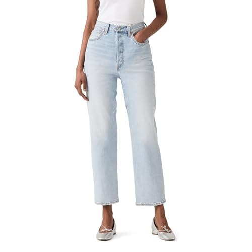 Image of Levi's Ribcage Straight Ankle Jeans, Filter Her Ltw, 29W / 29L Women
