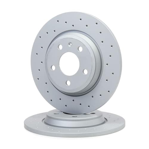 Image of ZIMMERMANN 2 x Brake Discs 100.3333.52 Perforated