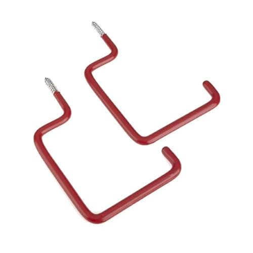 Image of Rothley 115mm Square Screw-in Hook (2 Pack) (15kg Max Load)