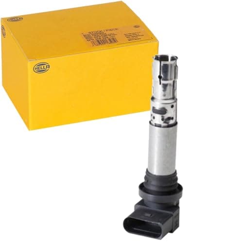 Image of HELLA 5DA 193 175-501 Ignition Coil - 12V - 4-pin connector - Flush-Fitting Pencil Ignition Coils - Plugged