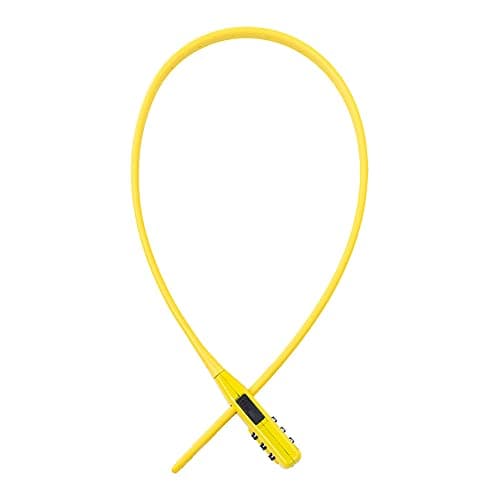Image of Oxford Combi Zip Lock Multi-use Cycle Security Cable & Bike Lock, Yellow