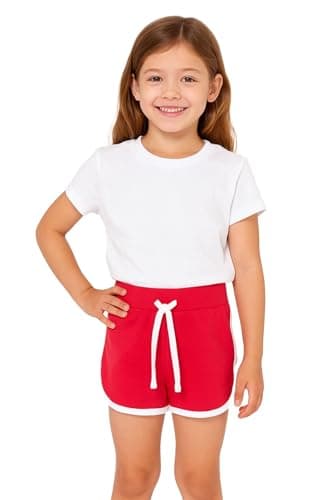 Image of A2Z 4 Kids Girls Shorts 100% Cotton Dance Sports Trendy Fashion Summer Hot Short - Girls Shorts 426 Pink 7-8