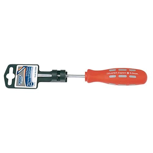 Image of Draper 55494 Expert Plain Slot Parallel Tip Mechanics Screwdriver, 5mm x 75mm