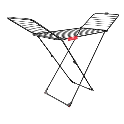 Image of Vileda Extra Ultimate Clothes Airer with X-Legs (Black Edition)