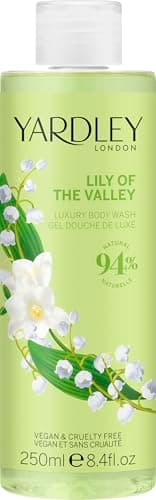 Image of Yardley London Lily of the Valley Body Wash, Floral Womens Shower Gel with Shea Butter, Cleansing and Hydrating Body Wash for Women 250ml