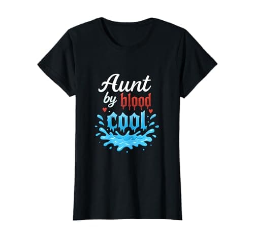 Image of Aunt by Blood Gothic Drip & ICY Cool Script T-Shirt