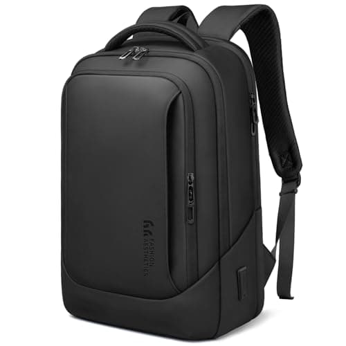 Image of Laptop Backpack for Men,17.3 Inch Large Laptop Rucksack Bag with Charging Port,Lightweight Computer Work Bag,Anti Theft Business Backpack,Water-Resistant Casual Daypack for Travel Office College-Black