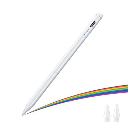 Image of INDOTEAM Stylus Pen for iPad - 2nd Generation Pencil with Tilt Sensitivity, Magnetic Charging, Palm Rejection and Replacement Tips | Tablet Stylus Pens compatible with iPad, Pro, Air and Mini Tablets