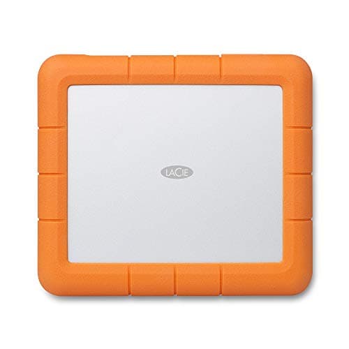 Image of LaCie Rugged RAID Shuttle 8TB, Portable External Hard Drive, USB-C, PC Mac iPad & iPhone, Data Rescue Service (STHT8000800)