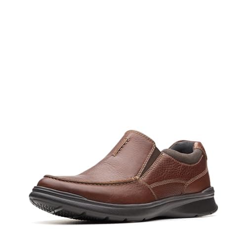Image of Clarks Men's Cotrell Free Loafer, Brown Tobacco Leather, 10 UK
