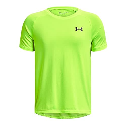 Image of Under Armour Kids Tech 2.0 Top Junior Lime Surge 13 Years