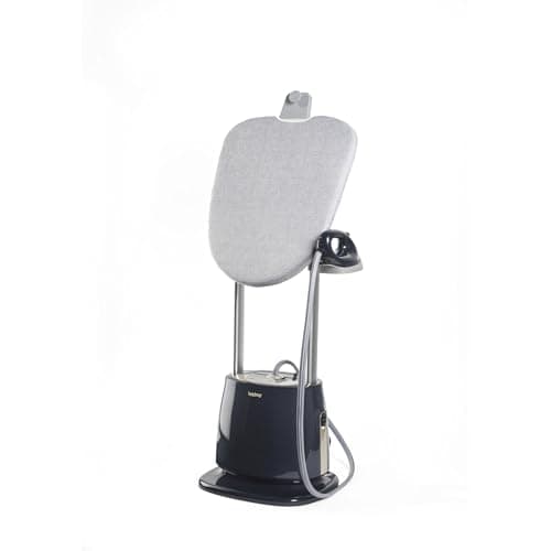 Image of Beldray Upright Clothes Steamer - 1.5L Garment Steamer & Iron, Digital Control Panel, Built-In Ironing Board, 3 Adjustable Positions, 5 Steam Settings, SureTemp Technology, Includes Hanger Hook, 2180W