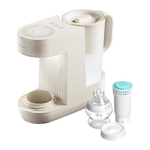 Image of Tommee Tippee Perfect Prep Machine, Baby Bottle Formula Feed Maker with Antibacterial Water Filter, App Support, Day & Night Feed-Friendly Features, Chalk