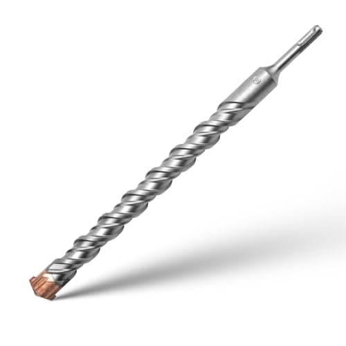Image of SDS Plus Hammer Drill Bits 28mm x 350mm Cross Drill Bits 4 Cutter Carbide Head Hammer Bit Tungsten Carbide Tip Rotary Impact Masonry Bit for Masonry, Stone, Concrete, Brick, Tiles