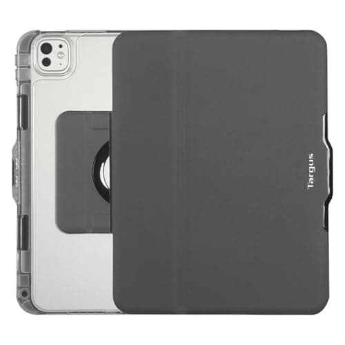 Image of Targus VersaVu Clear Case for iPad Air 11-inch (M2), iPad Pro 11-inch (1–4th Gen), iPad Air 10.9-inch (4th–5th Gen) | 360° Rotating Stand, Slim, Protective & Travel-Friendly
