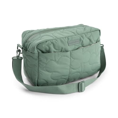 Image of Done by Deer Quilted Pram Bag Parent, Green