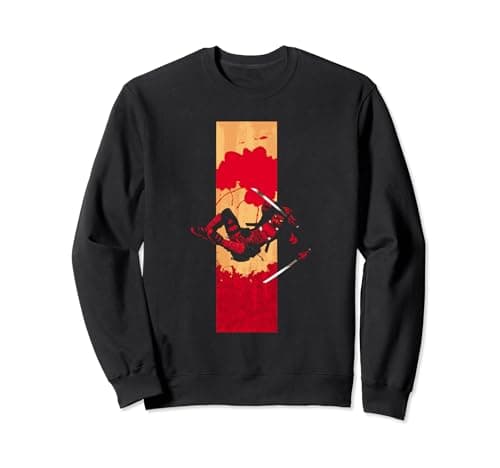 Image of Deadpool Blood Strip Sweatshirt