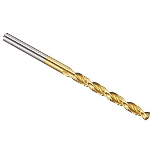 Image of PATIKIL 4.5mm Drill Bit, M42 8% Cobalt High-Speed Steel Jobber Straight Shank 135° Titanium Nitride (TiN) Coated for Hard Metal Stainless Steel - 1 Pack