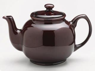 Image of Price & Kensington Brown 10 Cup Rockingham Teapot, 1500ml Stoneware, Dishwasher Safe
