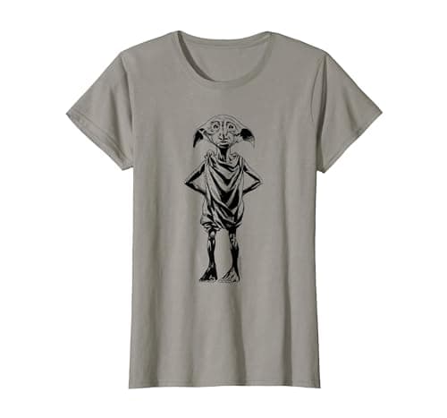 Image of Harry Potter Dobby T-Shirt, Women, Slate Grey, X-Large