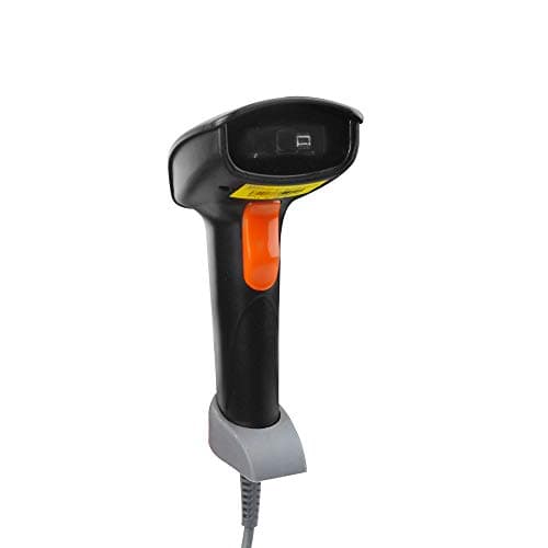 Image of Posunitech USB Laser 2D Barcode Scanner Wired Handheld Bar Code Scanner Reader Black Fast and Accurate