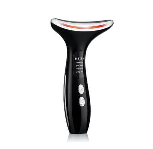 Image of Face Massager,Anti-Wrinkle Face Device,Portable Skin Tightening Beauty Toning Device with 45 ±5°C Heat and 4 Massage Modes for SkinTightening & Neck Lifting EMS Face Toning Firming (Black)