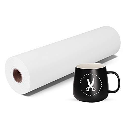 Image of Prime Vinyl White Permanent Vinyl Roll - 12" x 55 Ft-White Self Adhesive Vinyl Roll for All Cutting Machines, Craft Cutter Machine, Home Decal