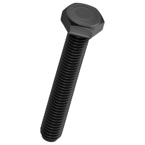Image of Kozelo 5 Pcs Hex Head Screws Bolts - [M10-1.5x60] Carbon Steel Grade 10.9 Fully Threaded Hex Tap Metric Hexagon Head Machine Bolts Right Hand External Hex Drive, Black