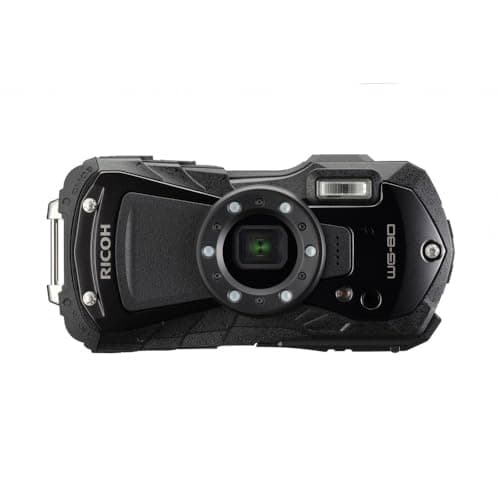 Image of Ricoh WG-80 Black Waterproof Digital Camera Shockproof Freezeproof Crushproof 03122