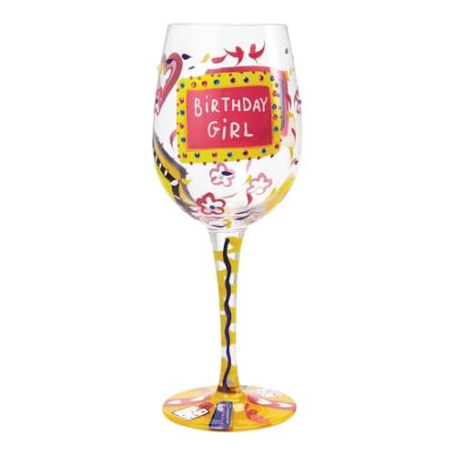 Image of Lolita Birthday Girl Wine Glass Drinking Glasses