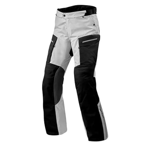 Image of REV'IT! Revit Offtrack 2 H2O Motorcycle Textile Pants, silver/black, L