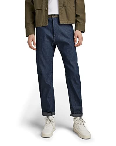 Image of G-Star Men's Grip 3D Relaxed Tapered Jeans, Blue (raw denim D21006-C970-001), 26W / 30L