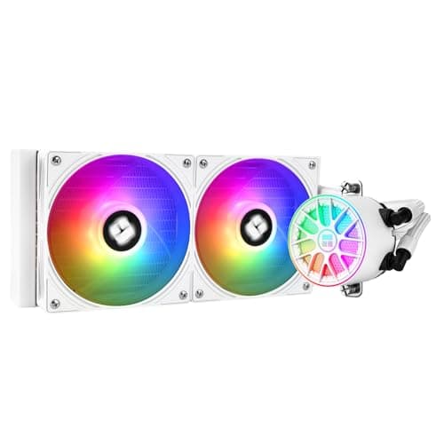 Image of Thermalright Aqua Elite 240 V6 ARGB White-CPU Liquid Cooler, Efficient PWM Controlled Pump,for AM4/AM5,Intel LGA1150/1151/1200/2011/1851/1700,Integrated Water-Cooled Radiator-White