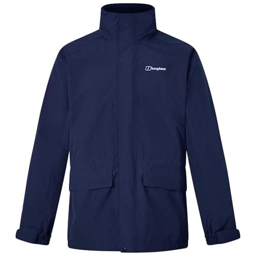 Image of Berghaus Men's Cornice Interactive Gore-Tex Waterproof Shell Jacket | Durable Rain Coat | Breathable Waterproof Jacket, Dusk, XL