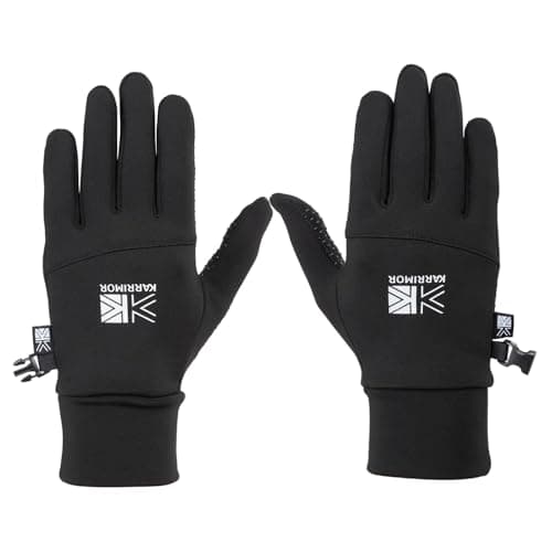 Image of Karrimor Unisex Thermal Gloves Walking Windproof Warm Print Silicone Printed Adults S-M