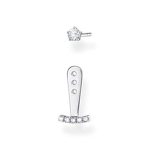 Image of THOMAS SABO Single ear stud white stones, silver 925 Sterling Silver