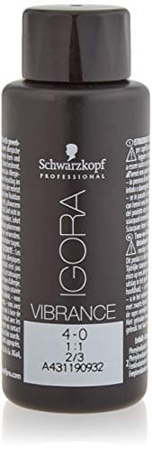 Image of Schwarzkopf Professional Igora Vibrance Tone on Tone Hair Colour, No. 4-0 Medium Brown, 60 ml, 7702045559910