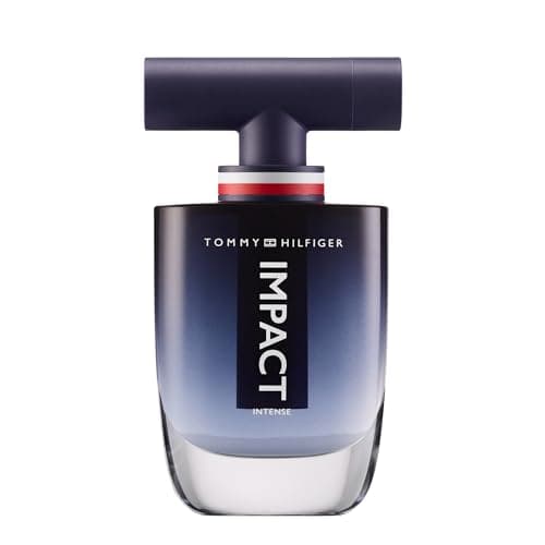 Image of Tommy Hilfiger - Impact Intense Eau de Parfum 50 ml - Perfume for Men - Amber Woody Fragrance - Amber and Woody notes - Glass bottle with Blue Gradient