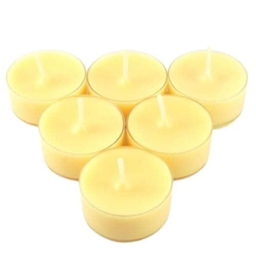 Image of Lemongrass & Ginger Handmade Premium Quality Highly Scented 6 Tea Light Candles