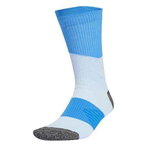 Image of adidas Unisex RUNxBOOST Sock 1PP, Crystal Sky/ray blue/white, 4.5-6