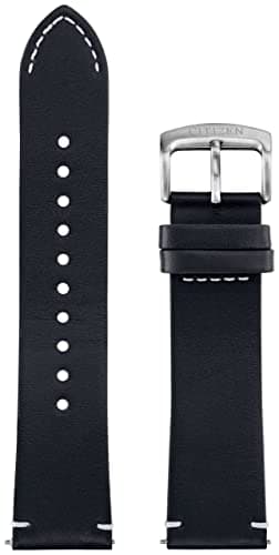 Image of Citizen CZ Smart 22mm smartwatch interchangeable strap, Black leather, 22 mm, Bracelet,Mesh