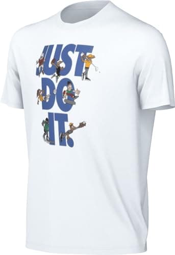 Image of Nike Unisex Children's K NSW Tee JDI Multi Sport, White, FN9667-100, S
