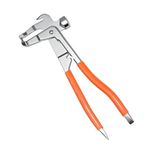 Image of HZEL Car Wheel Balancing Weight Plier, Vehicle Tire Clip On Hammer Balance Rim Repair Installation Remover, Automotive Wheel Weight Removal Tool, Universal for SUV Automobile Truck