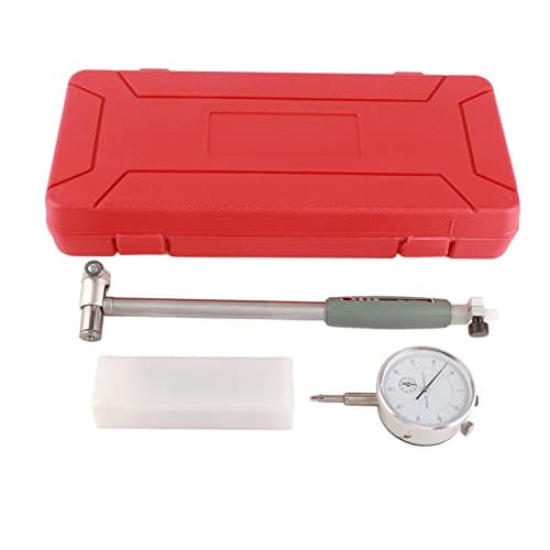 Image of Dial Bore Gauge 50-160mm, Precision Inner Diameter Measuring Tool with Self - Centering Bridge, Interchangeable Anvils for Engine Cylinder Inspection