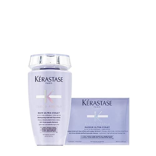 Image of Kérastase Blond Absolu Bain Ultra-Violet 250ml & Masque Ultra-Violet 200ml Duo